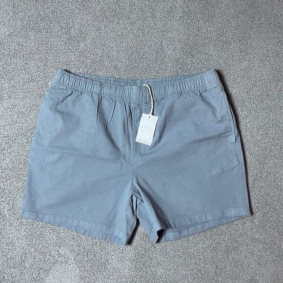 Free Fly Stretch Canvas 5" XL Gray Pull On Stretch Short Men's Size X-Large - Picture 1 of 7